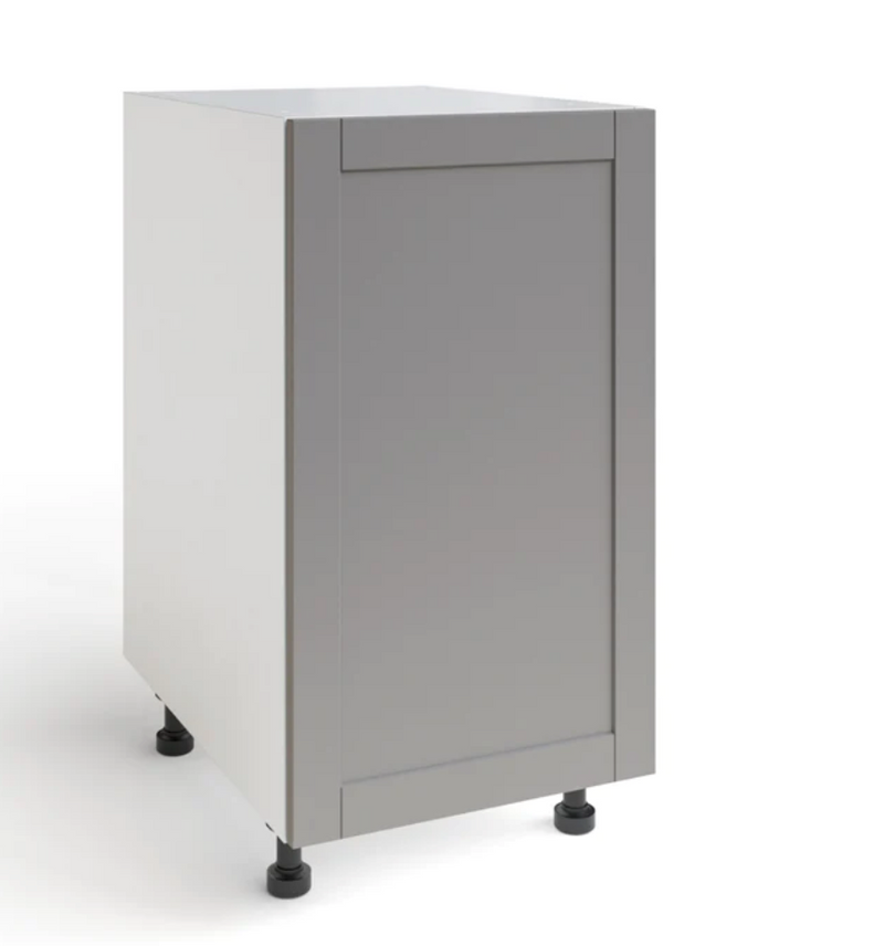 Home Single Door Base Cabinet furniture New Age Grey 18'' 