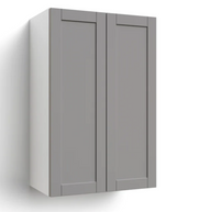 Home Extended Two Door Wall Cabinet 36.5 H furniture New Age Grey 24'' 