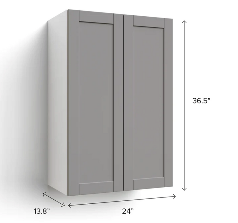 Home Extended Two Door Wall Cabinet 36.5 H furniture New Age   