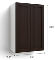 Home Extended Two Door Wall Cabinet 36.5 H furniture New Age   