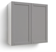 Home Extended Two Door Wall Cabinet 36.5 H furniture New Age Grey 36'' 