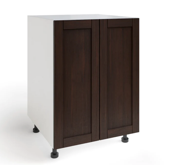 Home Two Door Base Cabinet furniture New Age Espresso 24'' 