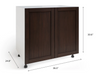 Home Two Door Base Cabinet furniture New Age   