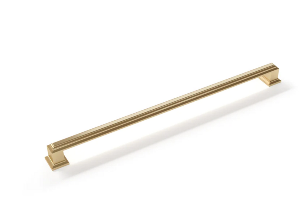 Traditional Large Handle furniture New Age Brushed Brass  