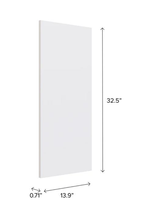 Home Wall Cabinet Side Panel furniture New Age White With Skirt Side Panel 