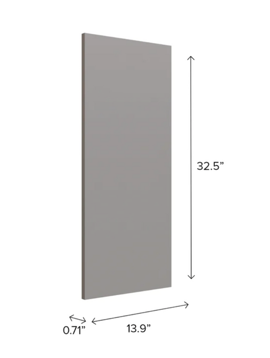 Home Wall Cabinet Side Panel furniture New Age Grey With Skirt Side Panel 