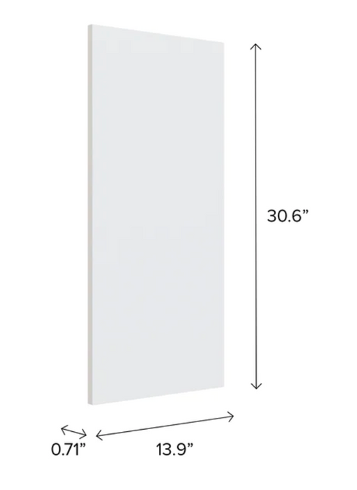 Home Wall Cabinet Side Panel furniture New Age White Without Skirt Side Panel 