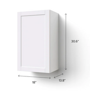 Home Single Door Wall Cabinet 30.6H furniture New Age   