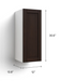 Home Single Door Wall Cabinet 30.6H furniture New Age   