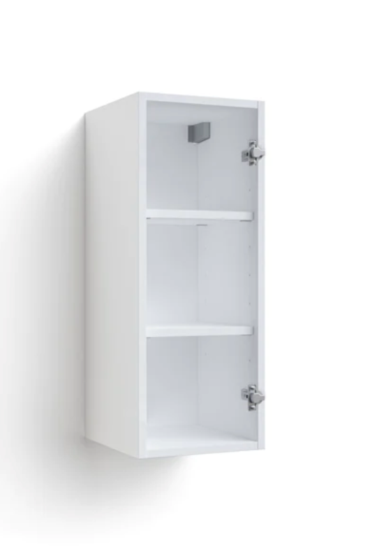 Home Extended Single Door Wall Cabinet 36.5H furniture New Age No Door Right 12''