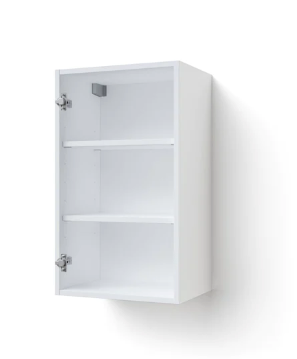 Home Extended Single Door Wall Cabinet 36.5H furniture New Age No Door Left 18''