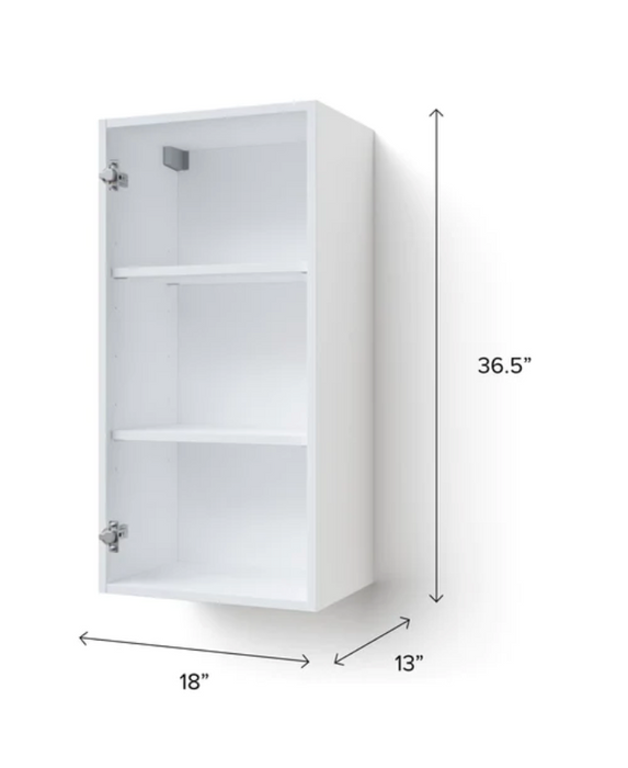 Home Extended Single Door Wall Cabinet 36.5H furniture New Age   