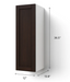 Home Extended Single Door Wall Cabinet 36.5H furniture New Age   