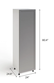 Home Pantry Cabinet furniture New Age Grey 24inch 