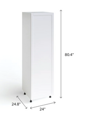 Home Pantry Cabinet furniture New Age White 24inch 