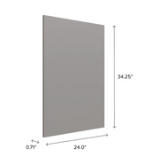 Home Island Back Panel furniture New Age Grey 24'' 