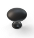 Contemporary Rounded Knob furniture New Age Matte Black  