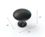 Contemporary Rounded Knob furniture New Age   