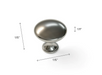 Contemporary Rounded Knob furniture New Age   