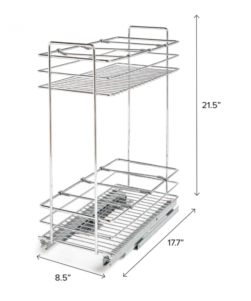 Pull Out Double Basket furniture New Age 12''  