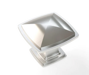 Traditional Rounded Knob furniture New Age Brushed Nickel  