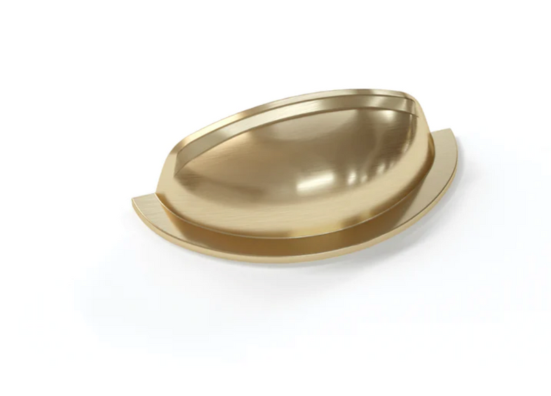 Traditional Cup Handle furniture New Age Brushed Brass  