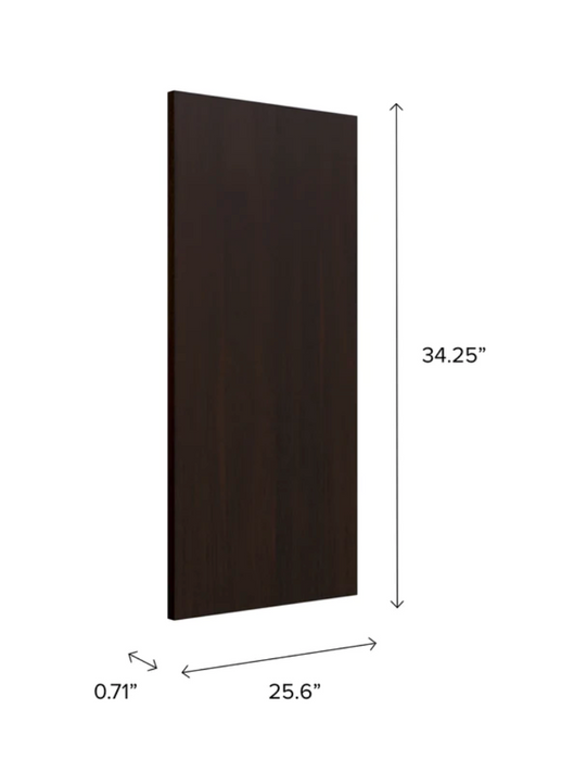 Home 26" Island Side Panel furniture New Age Espresso  