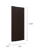 Home 26" Island Side Panel furniture New Age Espresso  