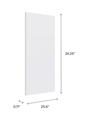 Home 26" Island Side Panel furniture New Age White  