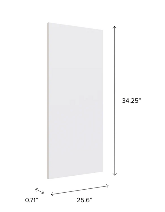 Home 26" Island Side Panel furniture New Age White  