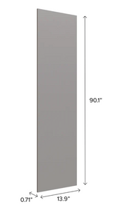 Home Extended 30" Fridge Side Panel furniture New Age Grey  