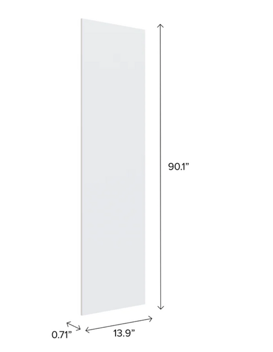 Home Extended 30" Fridge Side Panel furniture New Age White  