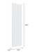 Home Extended 30" Fridge Side Panel furniture New Age White  