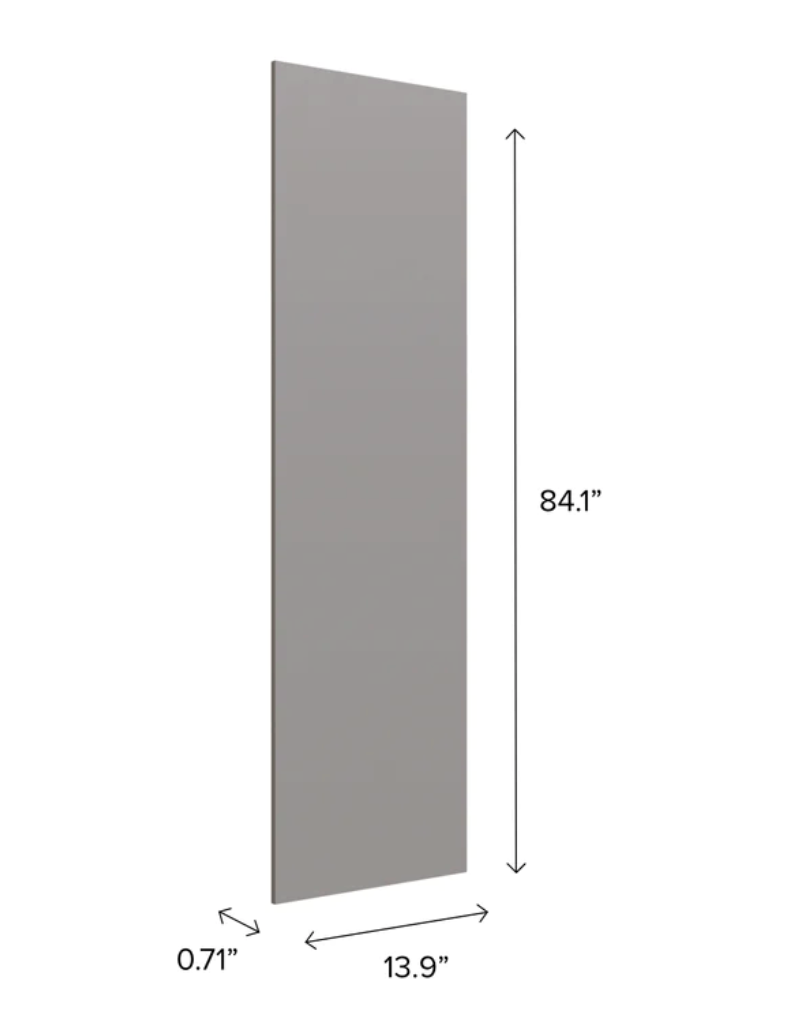 Home 30" Fridge Side Panel furniture New Age Grey  