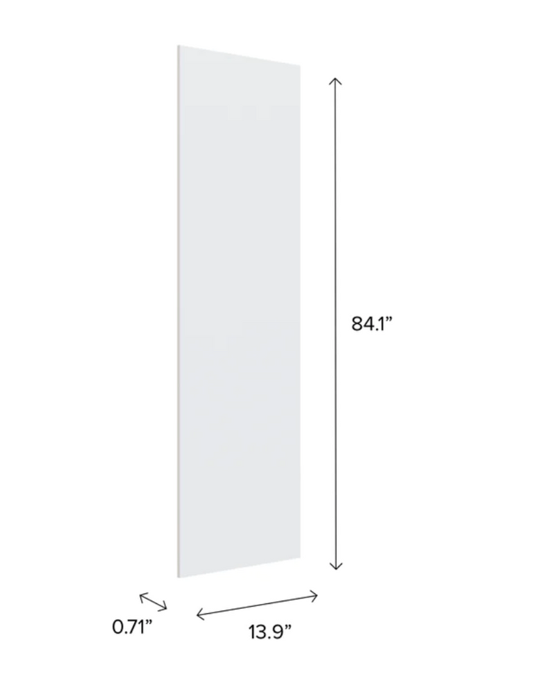 Home 30" Fridge Side Panel furniture New Age White  