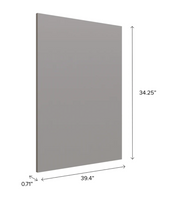 Home 39.4" Island Side Panel furniture New Age Grey  