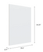 Home 39.4" Island Side Panel furniture New Age White  