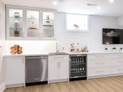 Home 36 in. Two Door Base Cabinet with Glass Doors furniture New Age   