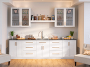 Home 36 in. Two Door Base Cabinet with Glass Doors furniture New Age   