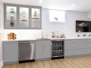 Home 36 in. Two Door Base Cabinet with Glass Doors furniture New Age   