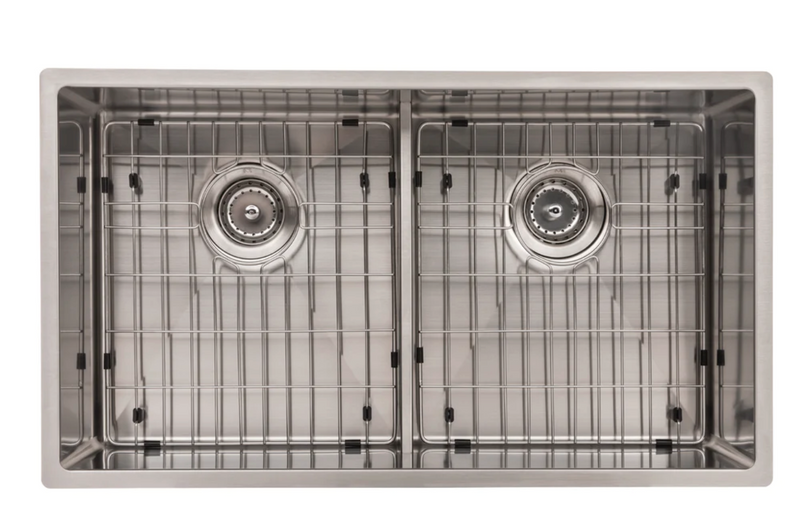 Sink 30.35 in. Undermount Double Bowl Stainless Steel furniture New Age   