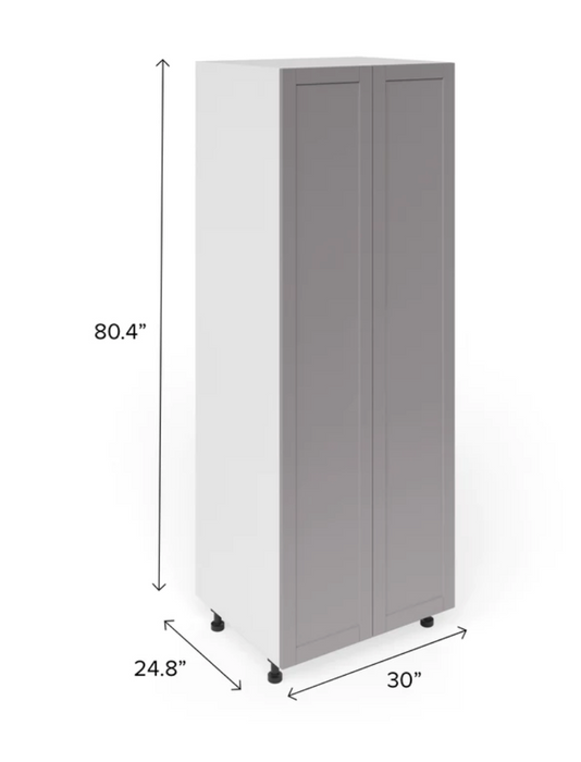 Home Two Door Pantry Cabinet-30 in. furniture New Age   