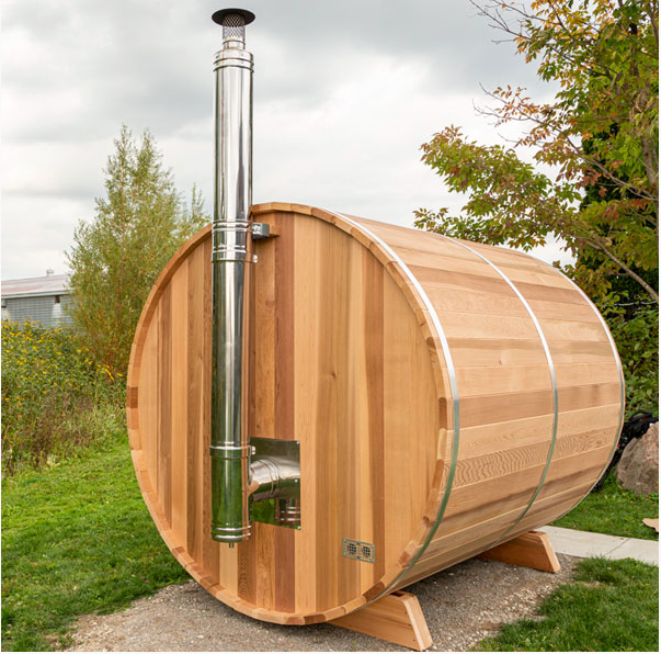 Dundalk Canadian Timber White Cedar Tranquility Outdoor | 2-4 People | Wood or Electric Heater sauna Dundalk Leisurecraft   