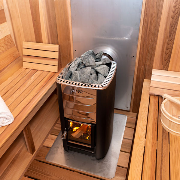 Dundalk Canadian Timber White Cedar Tranquility Outdoor | 2-4 People | Wood or Electric Heater sauna Dundalk Leisurecraft   