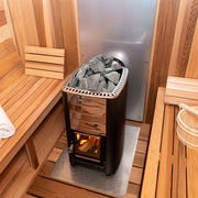 Dundalk Canadian Timber White Cedar Serenity Outdoor Sauna | 2-4 People | Wood or Electric Heater  Dundalk Leisurecraft   