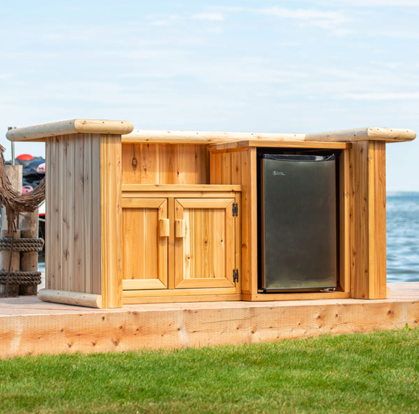 Dundalk Tropical Paradise Tiki Bar + 5 Stools outdoor funiture Dundalk Leisurecraft   