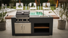 Bonfire Grill unit with Sink outdoor grills Grillandia   