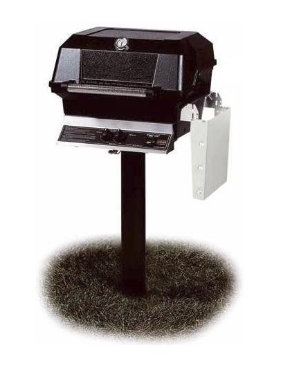 MHP JNR Gas Grill, SearMagic, Side Shelf On In-Ground Post BBQ GRILL CG Products LPG  