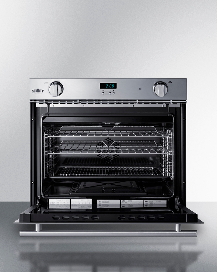 Summit 27" Wide Gas Wall Oven Refrigerator Accessories Summit Appliance   