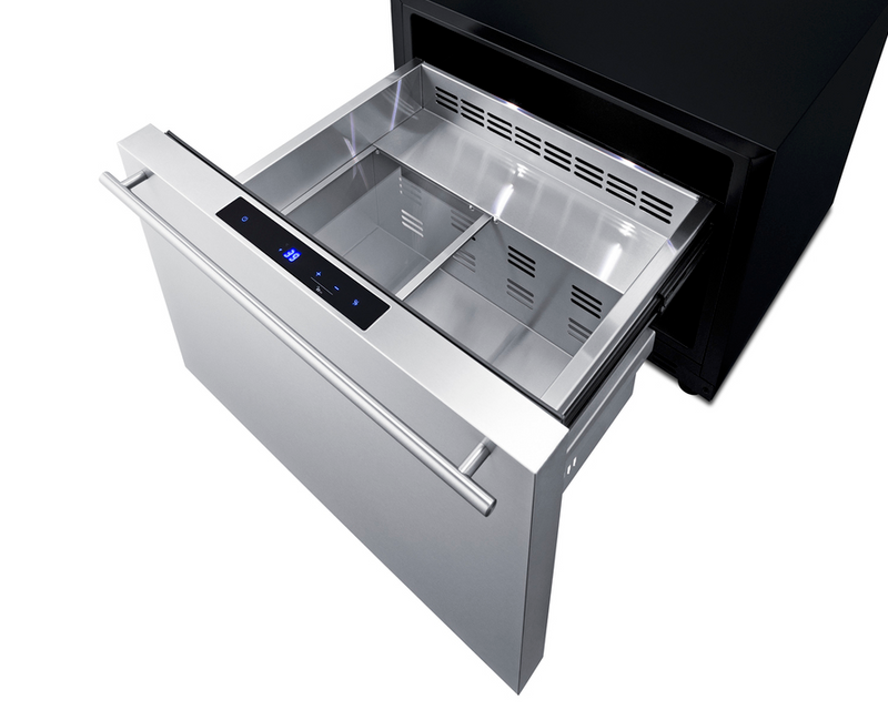 Summit 24" Wide Built-In Drawer Refrigerator Refrigerator Accessories Summit Appliance   